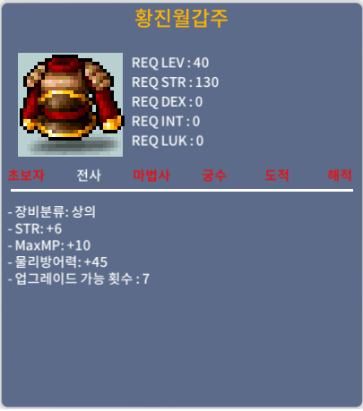 황진원갑주 / 50만 / 힘6 노작 40제 전사상의 / https://open.kakao.com/o/stnVvuSf 챗 쪽