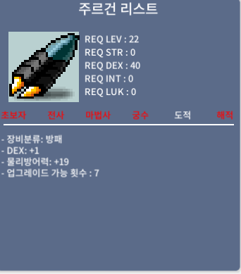 덱+1 주르건 팔아요 / 250 / 주르건리스트 / 채팅
