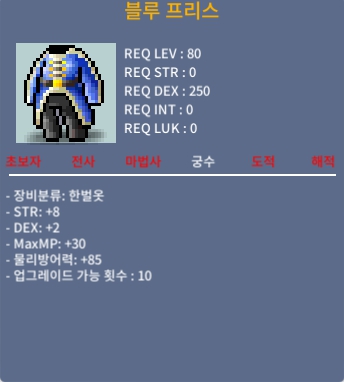 블루 프리스 / 120만 / 합10/힘8 덱2 / https://open.kakao.com/o/gge8rZSf