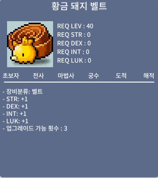 황금돼지벨트 / 3000만