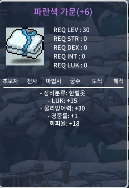 럭15 가운 / 5500만