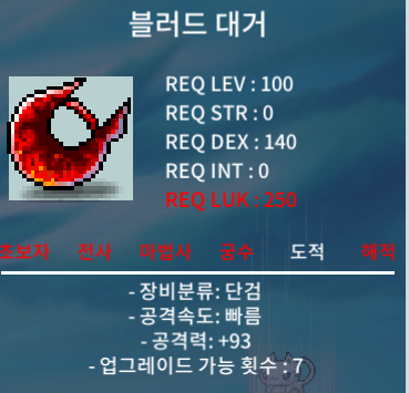 블러드 대거/중옵 공93/오픈톡 / 500만 / https://open.kakao.com/o/sH8Jhm1f