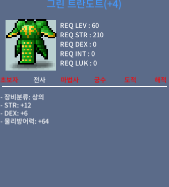 그린 트란도트 / 800 / 합 18