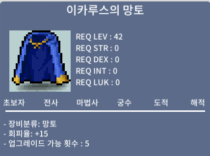 이카루스의 망토 / 260만 / 회피15 / / 260만 / https://open.kakao.com/o/sbZDngUf