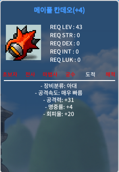 4작 칸데오 공31 / 27,000,000