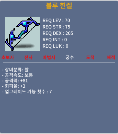 블루 힌켈 / 80/ 공 81(1상)