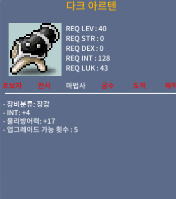 다크 아르텐 / 80 / 인4