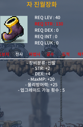 40제 진월장화 합6 힘2덱4 100 팝니다. / 100 / 채팅주세요.