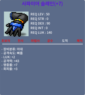 2/43 슬레인 / 7500만 / 01038704700