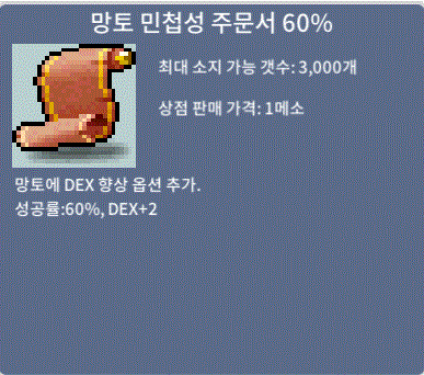 망민 60퍼 / 400 / 1장