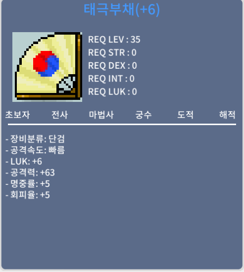 작태부 럭6 공63 850에 판매합니다.(합공 69) / 8500000 / 작태부 / 쪽지&채팅 24시간 대기중