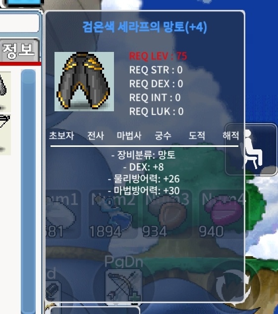 75제 덱8망토 1000에 판매합니다 / 천만원