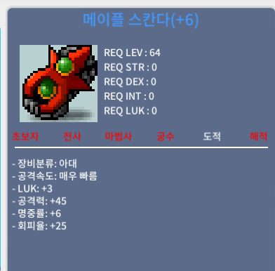 스칸다 6작 3/45 / 1.65 ㅍㅍ / 챗주세요