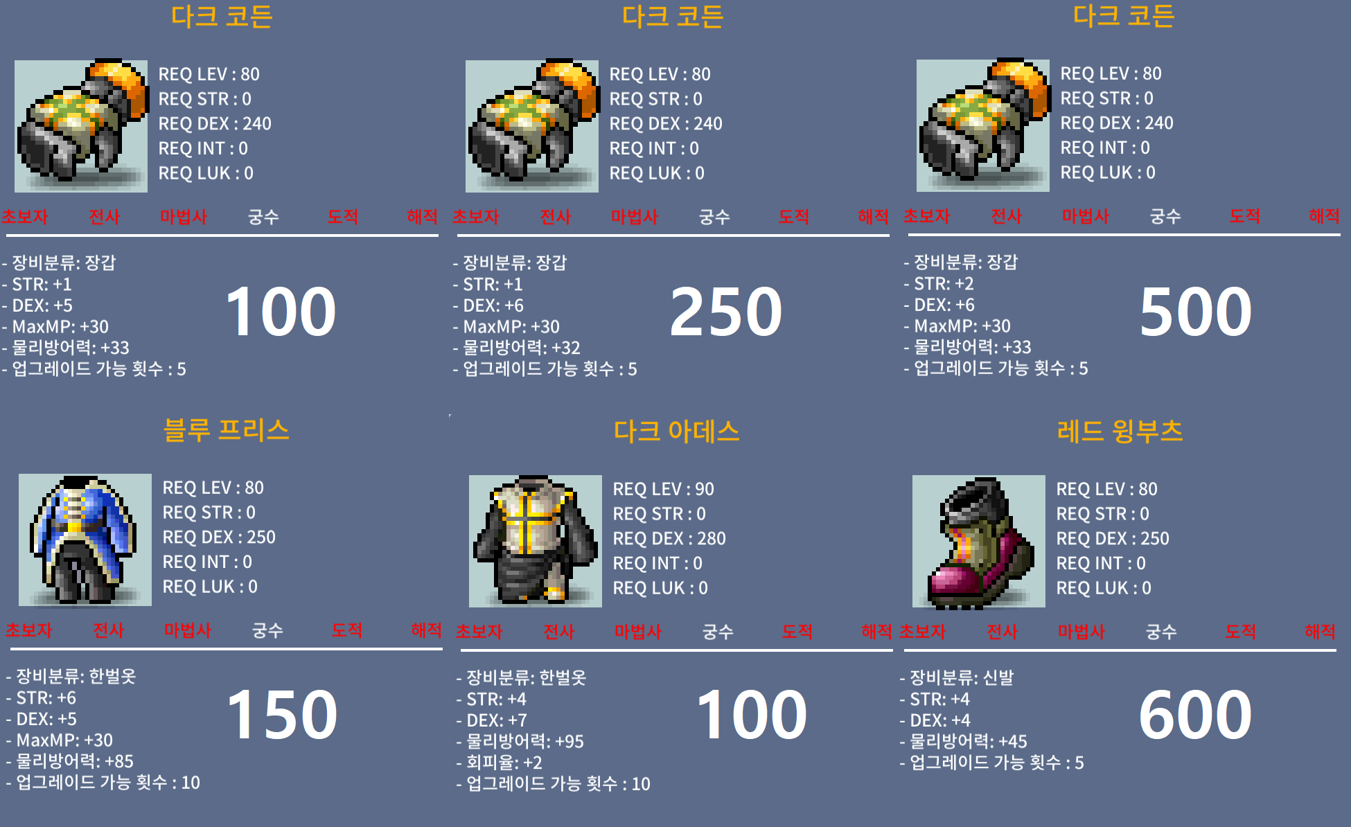 합11 한벌옷 / 150