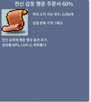 전신 행운 60% 전행 60 / 4000만 / 전행60% 1장 / https://open.kakao.com/o/sKyTnWSf