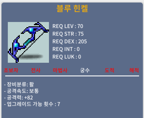 블루 힌켈 / 2상옵 / 130