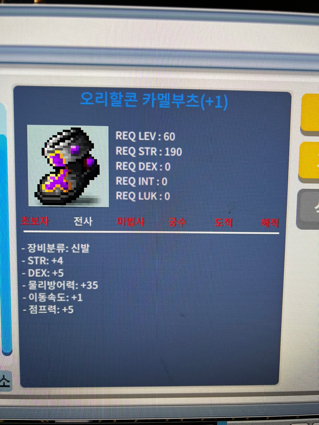 60제 신발 / 300만 / 합9 +1작 / 채팅주세요