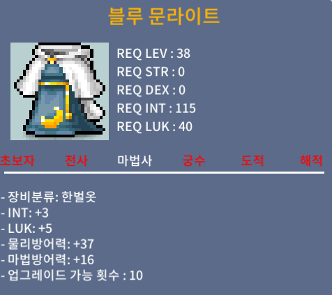 블루 문라이트 / 60 / 합8 인3 럭5 / https://open.kakao.com/o/snW1RqRf