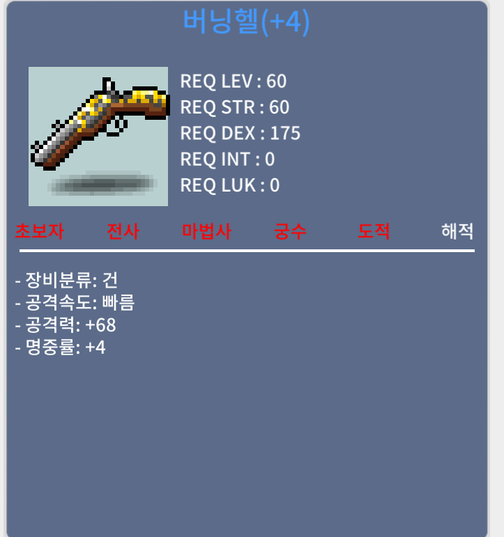 버닝헬 공 68 / 2,500,000 / 2,500,000