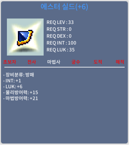 에스터 실드 합7 / 590 / 쪽지 채팅