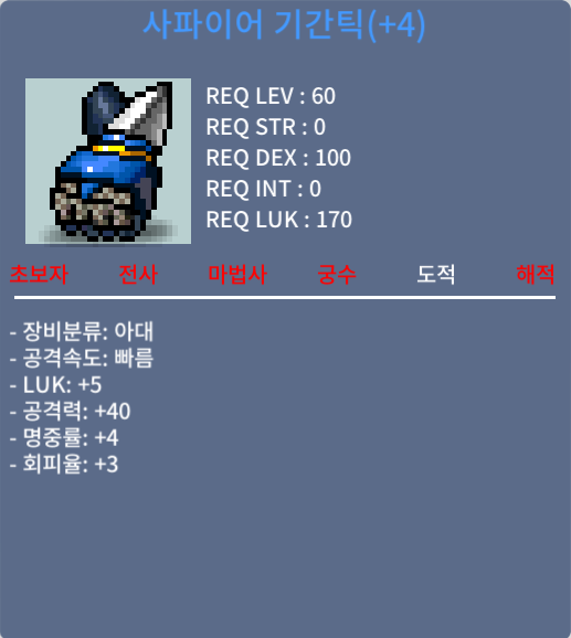 사파이어 기간틱 럭5 / 공40 / 300만 / ㅍㅍ / 채팅 ㄱㄱ