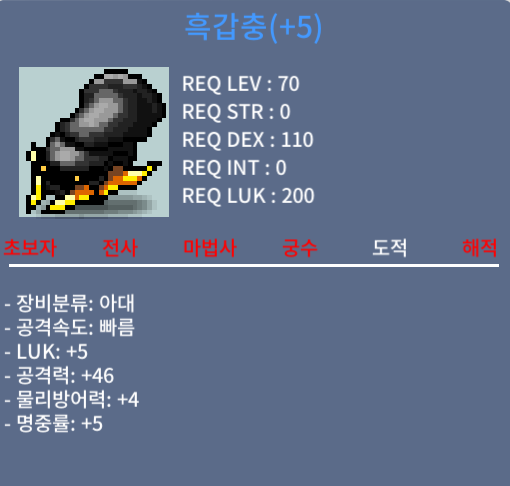 흑갑충 / 900만 / 5/46 / 쪽지 챗