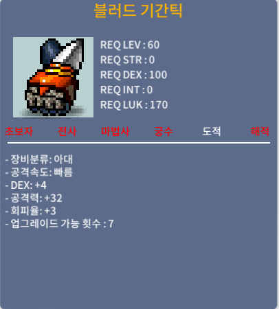 [판매완료]블러드 기간틱/95/2상