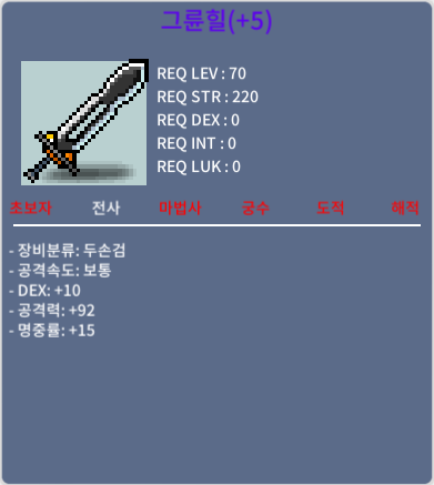 명중5작 그륜힐 / 400만 / 명중 5작