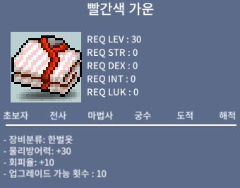 노작 가운 팝니다 / 300만