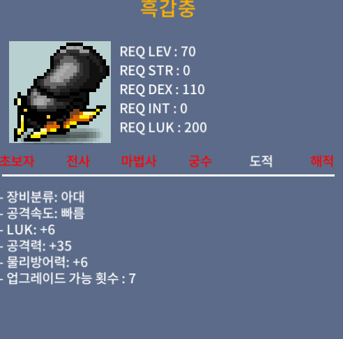 흑갑충 35 6 / 800 / 흑갑충 / 대화 쪽지 채팅