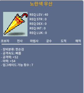 노란색 우산 마54 팝니다 / 70만 / 상옵2 마 54 / https://open.kakao.com/o/socvEDYf