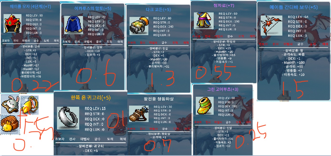 활전용 청동화살 / 7000