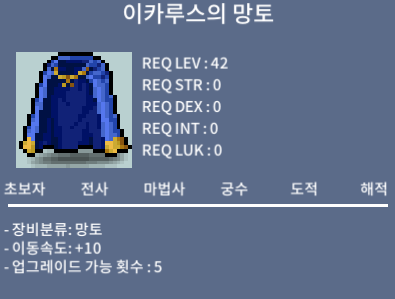 이속이카루스망토 / 1900 / 쪽지or채팅주세요