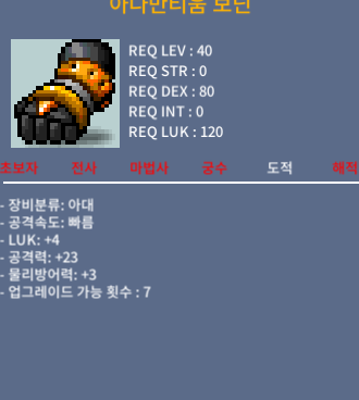 보닌 노작 럭4, 공23 / 50ㅍ